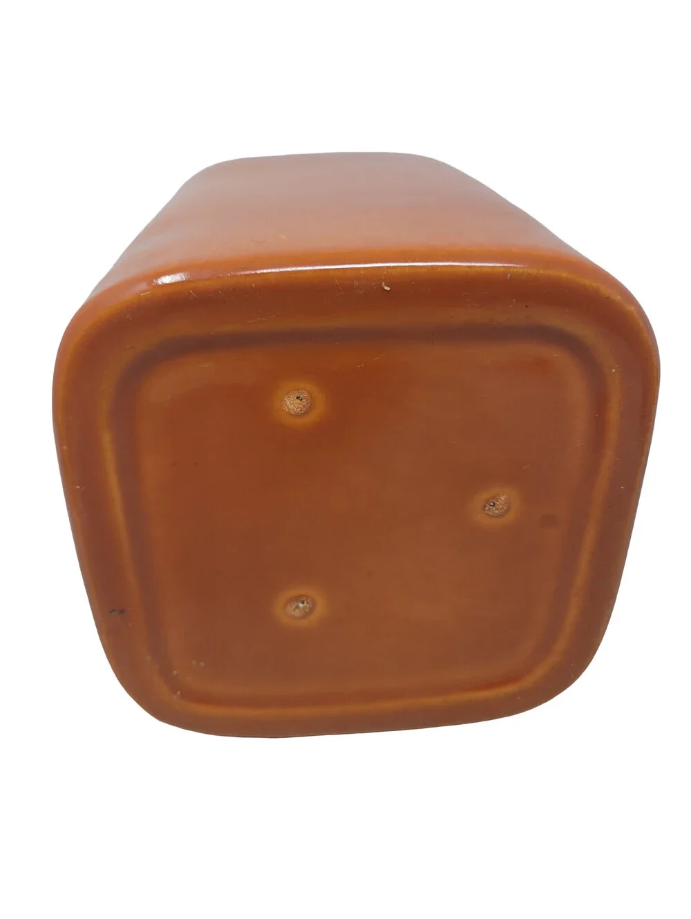 Vintage Metlox Poppytrail Orange Canister Cookie Jar Geometric MCM California